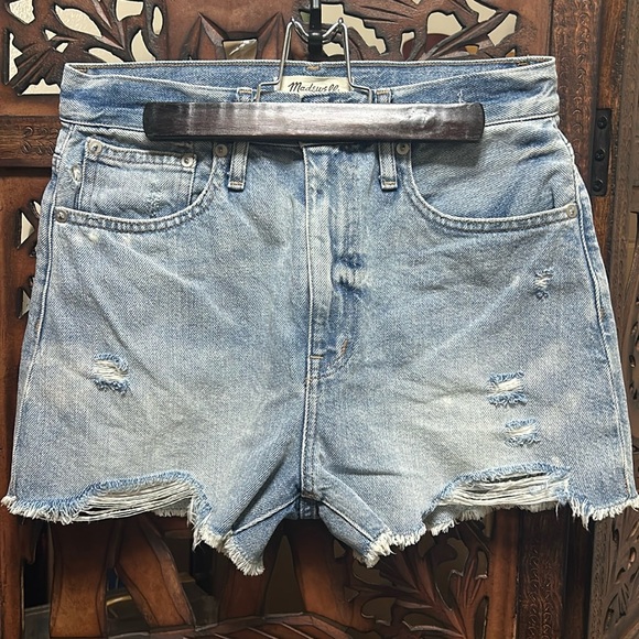 Madewell The Mom Jean Short - Picture 1 of 7